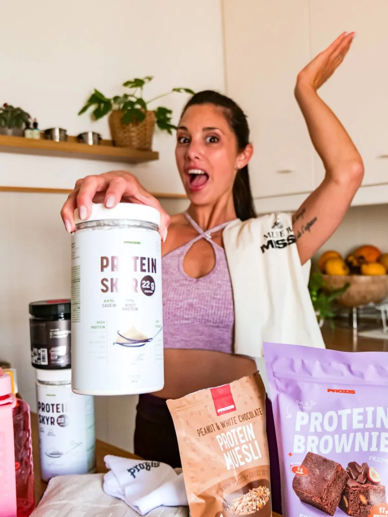 Pot de Protein Skyr Prozis en cuisine